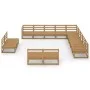 Gartenmöbel-Set 13-teilig aus massivem honigbraunem Kiefernholz von , Gartensets - Ref: Foro24-3075907, Preis: 861,96 €, Raba...