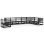 Gartenmöbel-Set 8-teilig aus schwarzem massivem Kiefernholz von , Gartensets - Ref: Foro24-3075778, Preis: 578,83 €, Rabatt: %