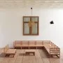 Garden furniture 12 pieces honey brown solid pine wood by , Garden sets - Ref: Foro24-3075882, Price: 826,70 €, Discount: %