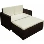 2-piece garden furniture set and brown synthetic rattan cushions by vidaXL, Garden sets - Ref: Foro24-42733, Price: 231,09 €,...