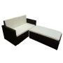 2-piece garden furniture set and brown synthetic rattan cushions by vidaXL, Garden sets - Ref: Foro24-42733, Price: 231,09 €,...