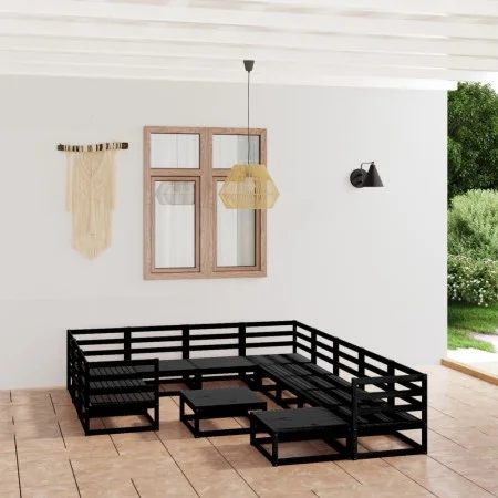 Juego de muebles de jardín 12 piezas madera maciza de pino de , Conjuntos de jardín - Ref: Foro24-3076043, Precio: 892,77 €, ...