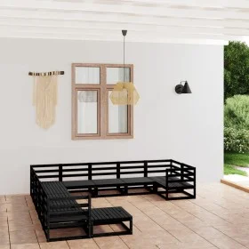 Garden furniture set 11 pieces solid pine wood by , Garden sets - Ref: Foro24-3076048, Price: 841,31 €, Discount: %