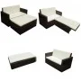 2-piece garden furniture set and brown synthetic rattan cushions by vidaXL, Garden sets - Ref: Foro24-42733, Price: 231,09 €,...