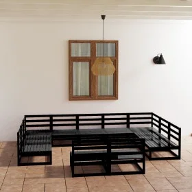 Gartenmöbel-Set 11-teilig aus massivem Kiefernholz von , Gartensets - Ref: Foro24-3076173, Preis: 801,98 €, Rabatt: %
