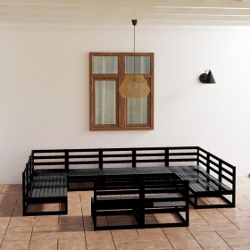 Gartenmöbel-Set 11-teilig aus massivem Kiefernholz von , Gartensets - Ref: Foro24-3076173, Preis: 813,43 €, Rabatt: %