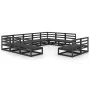 Juego de muebles de jardín 11 piezas madera maciza de pino de , Conjuntos de jardín - Ref: Foro24-3076173, Precio: 801,98 €, ...