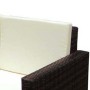 2-teiliges Gartenmöbel-Set und braune synthetische Rattankissen von vidaXL, Gartensets - Ref: Foro24-42733, Preis: 232,94 €, ...