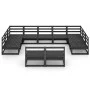 Juego de muebles de jardín 11 piezas madera maciza de pino de , Conjuntos de jardín - Ref: Foro24-3076173, Precio: 801,98 €, ...