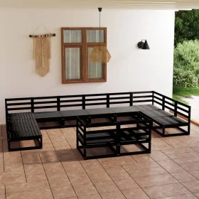 Gartenmöbel-Set 12-teilig aus massivem Kiefernholz von , Gartensets - Ref: Foro24-3076223, Preis: 891,88 €, Rabatt: %