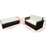 2-piece garden furniture set and brown synthetic rattan cushions by vidaXL, Garden sets - Ref: Foro24-42733, Price: 231,09 €,...
