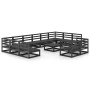 Gartenmöbel-Set 13-teilig aus massivem Kiefernholz von , Gartensets - Ref: Foro24-3076228, Preis: 966,02 €, Rabatt: %
