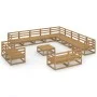 Gartenmöbel-Set 14-teilig aus massivem Kiefernholz von , Gartensets - Ref: Foro24-3075972, Preis: 941,37 €, Rabatt: %