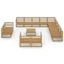 Gartenmöbel-Set 14-teilig aus massivem Kiefernholz von , Gartensets - Ref: Foro24-3075972, Preis: 941,37 €, Rabatt: %