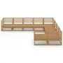 Garden furniture set 9 pieces solid pine wood by , Garden sets - Ref: Foro24-3075987, Price: 606,46 €, Discount: %