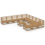 Gartenmöbel-Set 12-teilig aus massivem Kiefernholz von , Gartensets - Ref: Foro24-3076022, Preis: 822,39 €, Rabatt: %