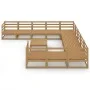 Garden furniture set 12 pieces solid pine wood by , Garden sets - Ref: Foro24-3076022, Price: 811,66 €, Discount: %