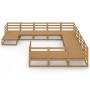 Juego de muebles de jardín 12 piezas madera maciza de pino de , Conjuntos de jardín - Ref: Foro24-3076057, Precio: 821,95 €