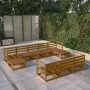 Garden furniture set 10 pieces solid pine wood by , Garden sets - Ref: Foro24-3076112, Price: 683,32 €, Discount: %