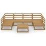 Gartenmöbel-Set 7-teilig aus massivem Kiefernholz von , Gartensets - Ref: Foro24-3076127, Preis: 462,28 €, Rabatt: %