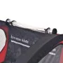 Roter und schwarzer Fahrradanhänger 30 kg von vidaXL, Fahrradanhänger - Ref: Foro24-91371, Preis: 167,44 €, Rabatt: %