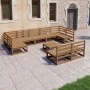 Gartenmöbel-Set 10-teilig aus massivem Kiefernholz von , Gartensets - Ref: Foro24-3076167, Preis: 700,88 €, Rabatt: %