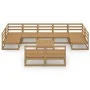 Gartenmöbel-Set 10-teilig aus massivem Kiefernholz von , Gartensets - Ref: Foro24-3076167, Preis: 700,88 €, Rabatt: %