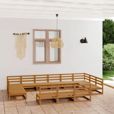 Garden furniture set 13 pieces solid pine wood by , Garden sets - Ref: Foro24-3076192, Price: 880,37 €, Discount: %