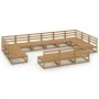 Garden furniture set 13 pieces solid pine wood by , Garden sets - Ref: Foro24-3076192, Price: 880,37 €, Discount: %