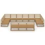 Gartenmöbel-Set 13-teilig aus massivem Kiefernholz von , Gartensets - Ref: Foro24-3076192, Preis: 880,37 €, Rabatt: %