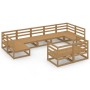 Gartenmöbel-Set 9-teilig aus massivem Kiefernholz von , Gartensets - Ref: Foro24-3076202, Preis: 614,58 €, Rabatt: %