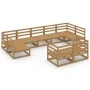 Juego de muebles de jardín 9 piezas madera maciza de pino de , Conjuntos de jardín - Ref: Foro24-3076202, Precio: 606,52 €, D...