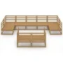 Gartenmöbel-Set 9-teilig aus massivem Kiefernholz von , Gartensets - Ref: Foro24-3076202, Preis: 606,52 €, Rabatt: %