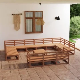 Gartenmöbel-Set 14-teilig aus massivem Kiefernholz von , Gartensets - Ref: Foro24-3076237, Preis: 930,30 €, Rabatt: %