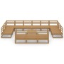 Garden furniture set 14 pieces solid pine wood by , Garden sets - Ref: Foro24-3076237, Price: 942,63 €, Discount: %