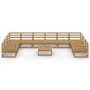 Gartenmöbel-Set 11-teilig aus massivem Kiefernholz von , Gartensets - Ref: Foro24-3076277, Preis: 760,68 €, Rabatt: %