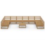 Gartenmöbel-Set 11-teilig aus massivem Kiefernholz von , Gartensets - Ref: Foro24-3076277, Preis: 770,77 €, Rabatt: %