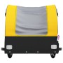 Schwarz-gelber Fahrradanhänger aus Eisen, 45 kg von , Fahrradanhänger - Ref: Foro24-94134, Preis: 87,29 €, Rabatt: %