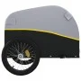 Schwarz-gelber Fahrradanhänger aus Eisen, 45 kg von , Fahrradanhänger - Ref: Foro24-94134, Preis: 85,99 €, Rabatt: %
