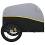 Schwarz-gelber Fahrradanhänger aus Eisen, 45 kg von , Fahrradanhänger - Ref: Foro24-94134, Preis: 87,29 €, Rabatt: %