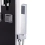 Glass shower panel 18x42.1x120 cm black by vidaXL, Jet nozzles for bathtubs and showers - Ref: Foro24-142991, Price: 152,33 €...