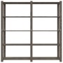 5-stufiges Regal aus massivem grauem Kiefernholz, 170 x 38 x 170 cm von , Industrieregale - Ref: Foro24-373384, Preis: 106,98...