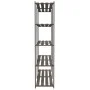 5-stufiges Regal aus massivem grauem Kiefernholz, 170 x 38 x 170 cm von , Industrieregale - Ref: Foro24-373384, Preis: 105,26...