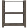 3-stufiges Regal aus massivem grauem Kiefernholz, 80 x 38 x 90 cm von , Industrieregale - Ref: Foro24-373386, Preis: 49,96 €,...