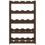 Wine rack for 20 bottles solid brown pine wood by , Wine racks - Ref: Foro24-373390, Price: 35,16 €, Discount: %
