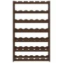 Wine rack for 42 bottles solid brown pine wood by , Wine racks - Ref: Foro24-373392, Price: 53,85 €, Discount: %
