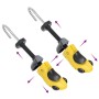 Shoe stretchers with yellow plastic last EU 34-37 by , Shoe lasts and stretchers - Ref: Foro24-155244, Price: 26,73 €, Discou...