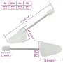 Schuhspanner 5 Paar aus weißem Kunststoff EU 38-44 von , Schuhleisten und -tragen - Ref: Foro24-155250, Preis: 17,65 €, Rabat...