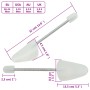 Schuhspanner 5 Paar aus weißem Kunststoff EU 38-44 von , Schuhleisten und -tragen - Ref: Foro24-155250, Preis: 21,65 €, Rabat...
