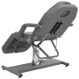 Sillón de salón de belleza cuero sintético gris 180x62x78 cm de , Sillones de masaje - Ref: Foro24-110269, Precio: 518,78 €, ...